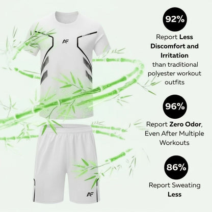 Premium bamboo set - White
